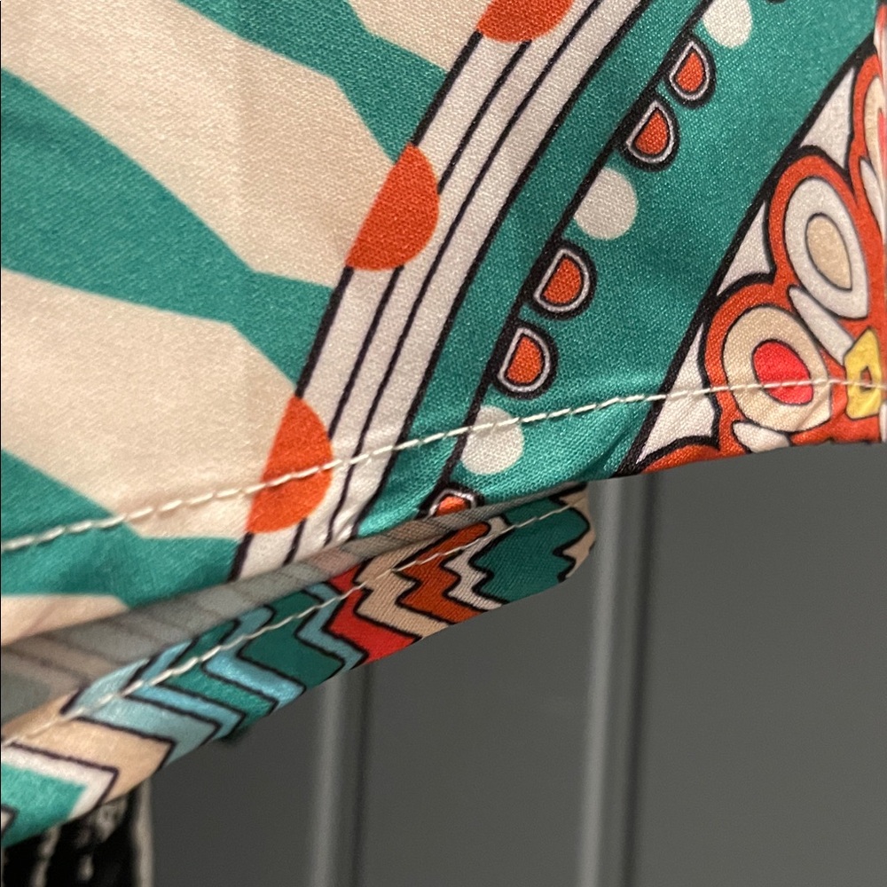 Multicolor Geometric Pattern Dress - Picture 6 of 12